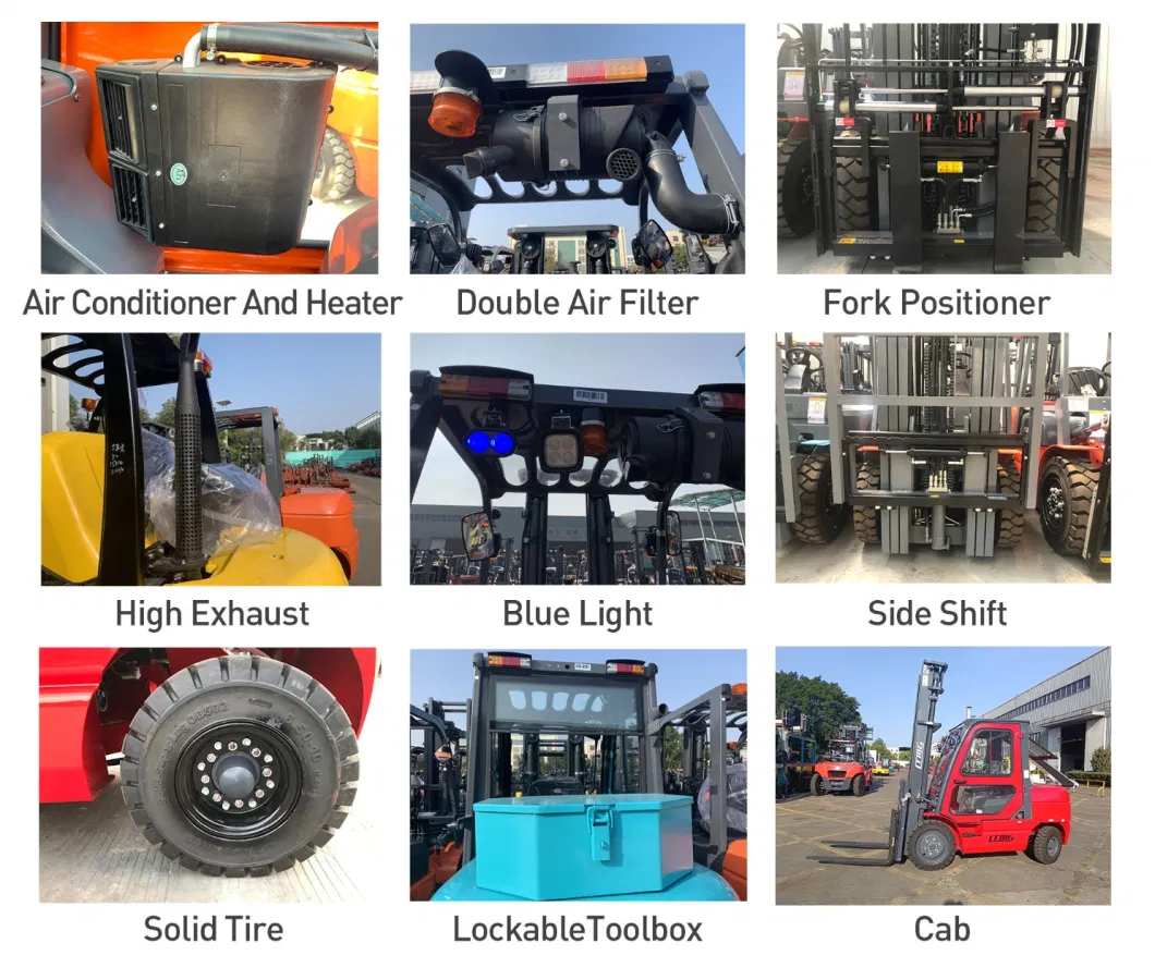 Ltmg Electric LPG Forklift Truck 1.5 Ton 2 Ton 3 Ton 4 Ton 5 Ton 6 Ton 7 Ton 8 Ton 10 Ton Diesel Forklift in Stock