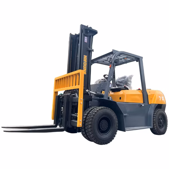 Chariot élévateur diesel chinois à moteur Xichai 6110 de 7 tonnes